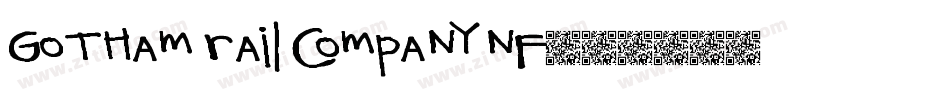 Gotham Rail Company NF字体转换
